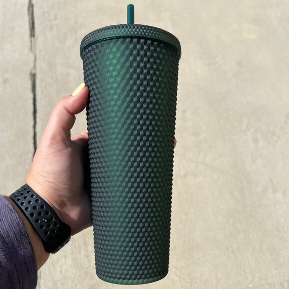 Starbucks Venti Soft-Matte Studded Green Tumbler Cold Cup - NWT - Picture 3 of 7